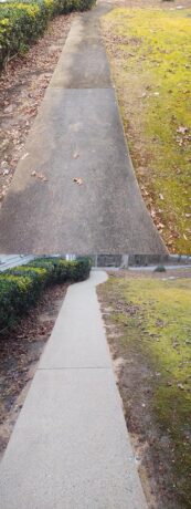clean driveways and sidewalks